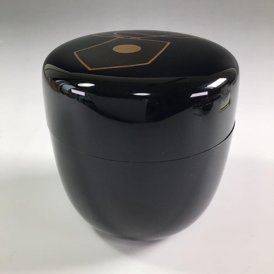 茶道具加賀蒔絵師田中一康造住江蒔絵黒柿文庫香合共箱V6705