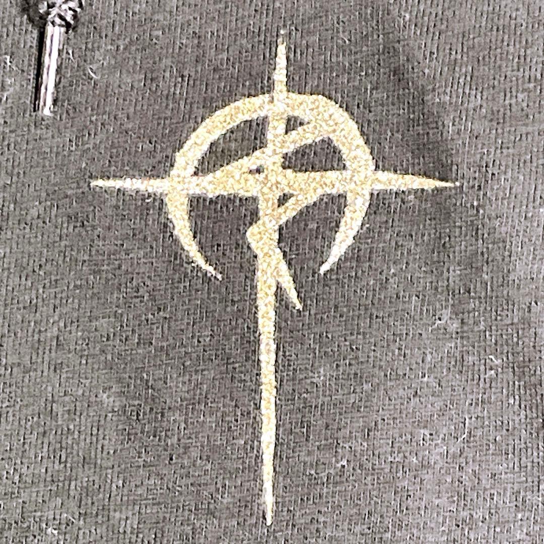 機動戦士ガンダム 閃光のハサウェイ ゴールドラメプリント パーカー XL