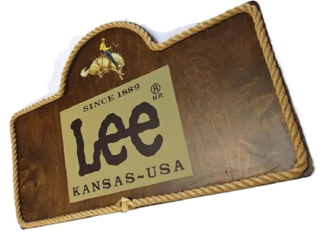 LEE リー 販促用 木製看板「激レア」 ノベルティグッズ