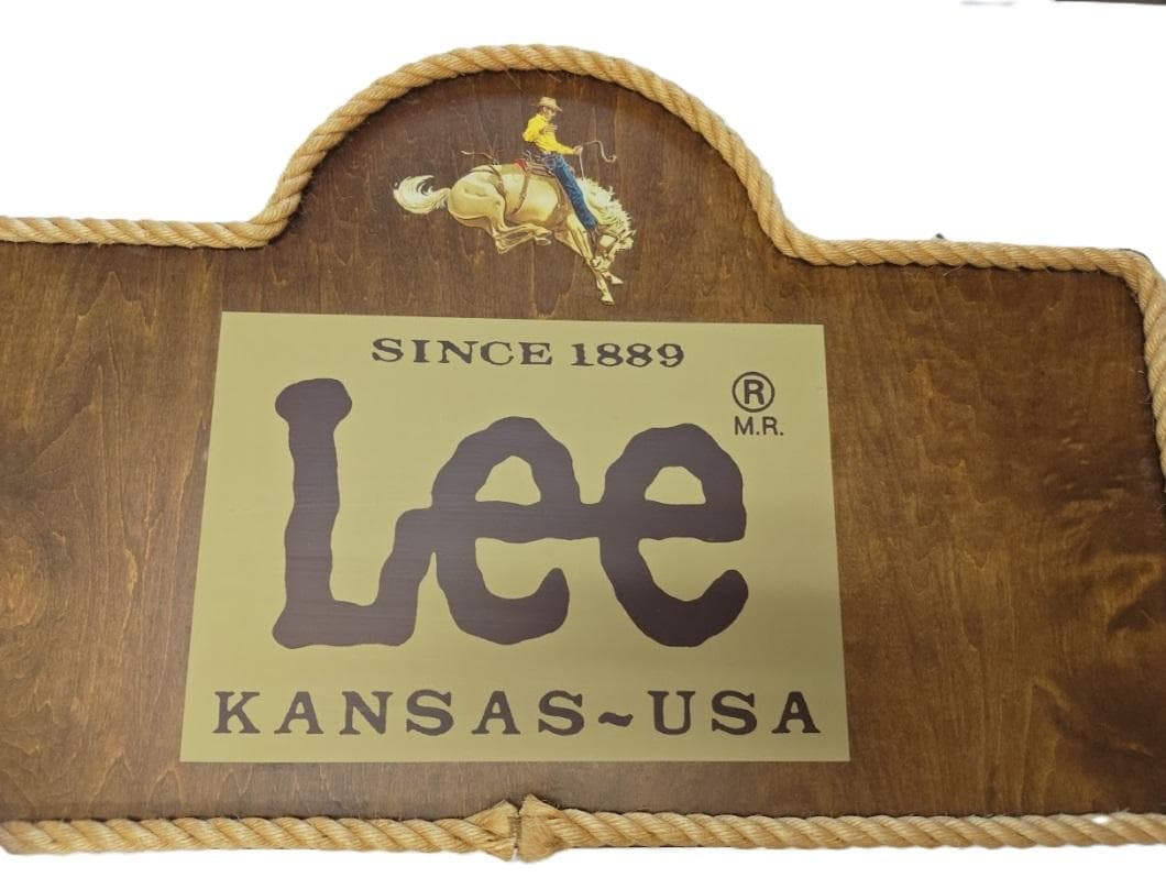 LEE リー 販促用 木製看板「激レア」 ノベルティグッズ