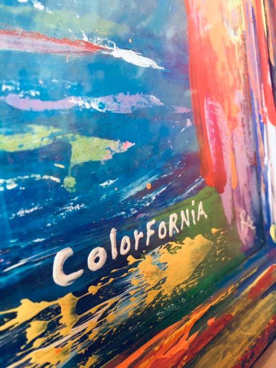 プリントw/フレーム【Colorfornia beautiful ocean】