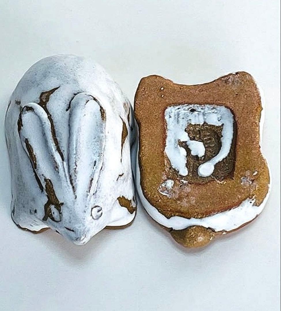 新品未使用　香合　勝尾青龍洞・龍兎　香合　鬼萩釉　茶道具 共箱付き