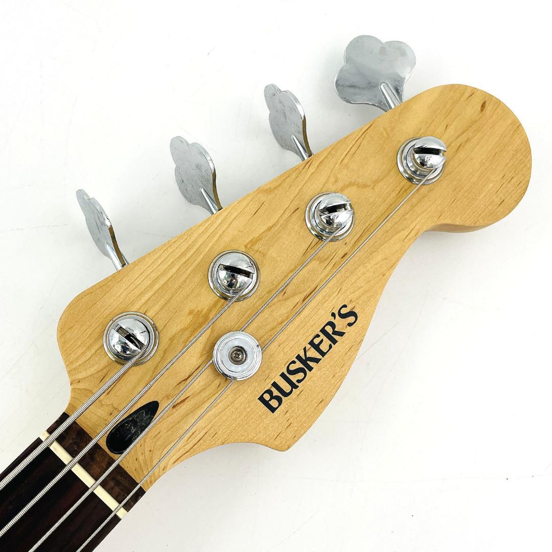 BUSKER'S プレシジョンベースタイプ PB ブラック ローズ指板【整備品