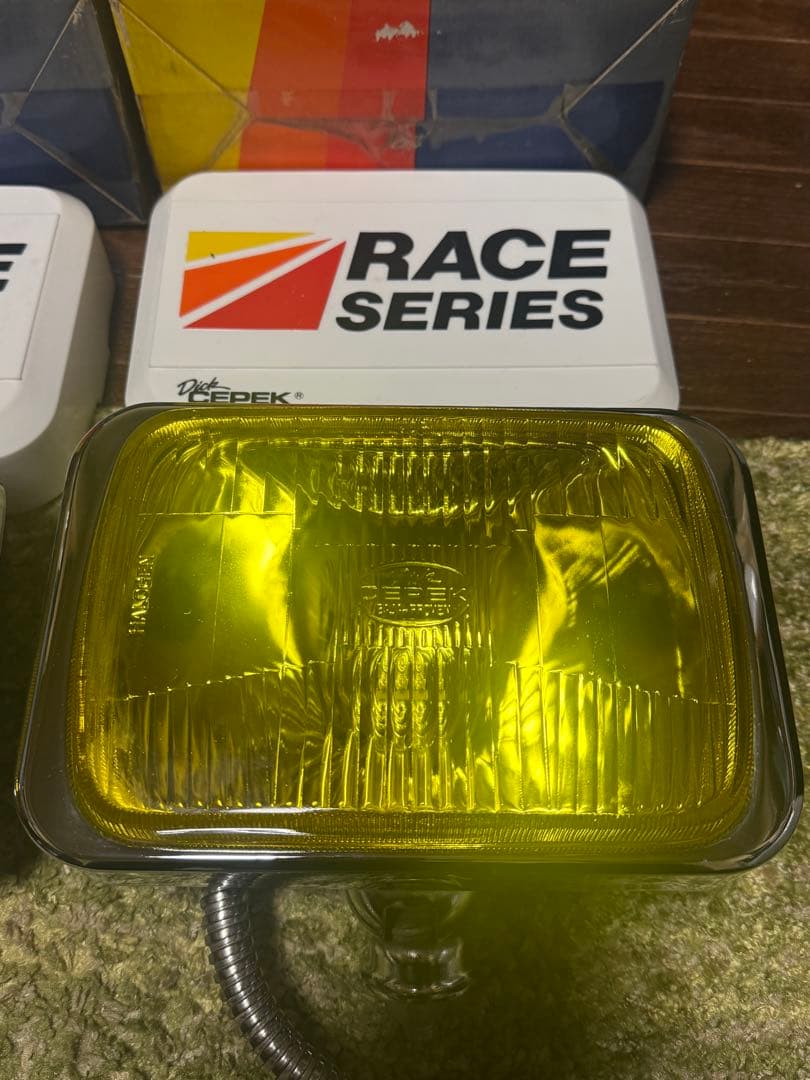 USDM ディック シーペック フォグ フォグランプ カバー イエロー当時物