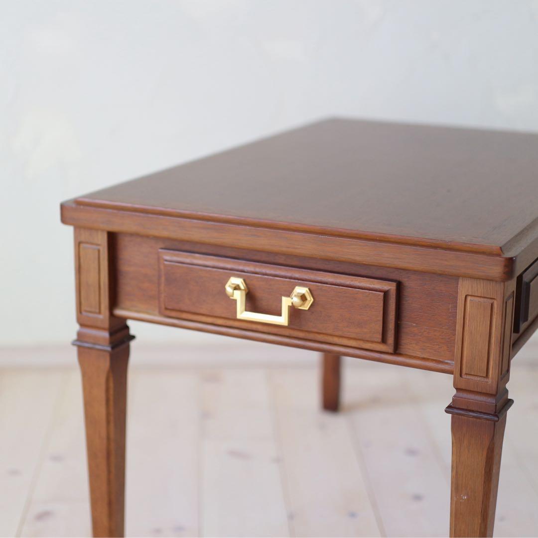 maruni/マルニ木工 地中海 木製 サイドテーブル 引き出し付き - WWW