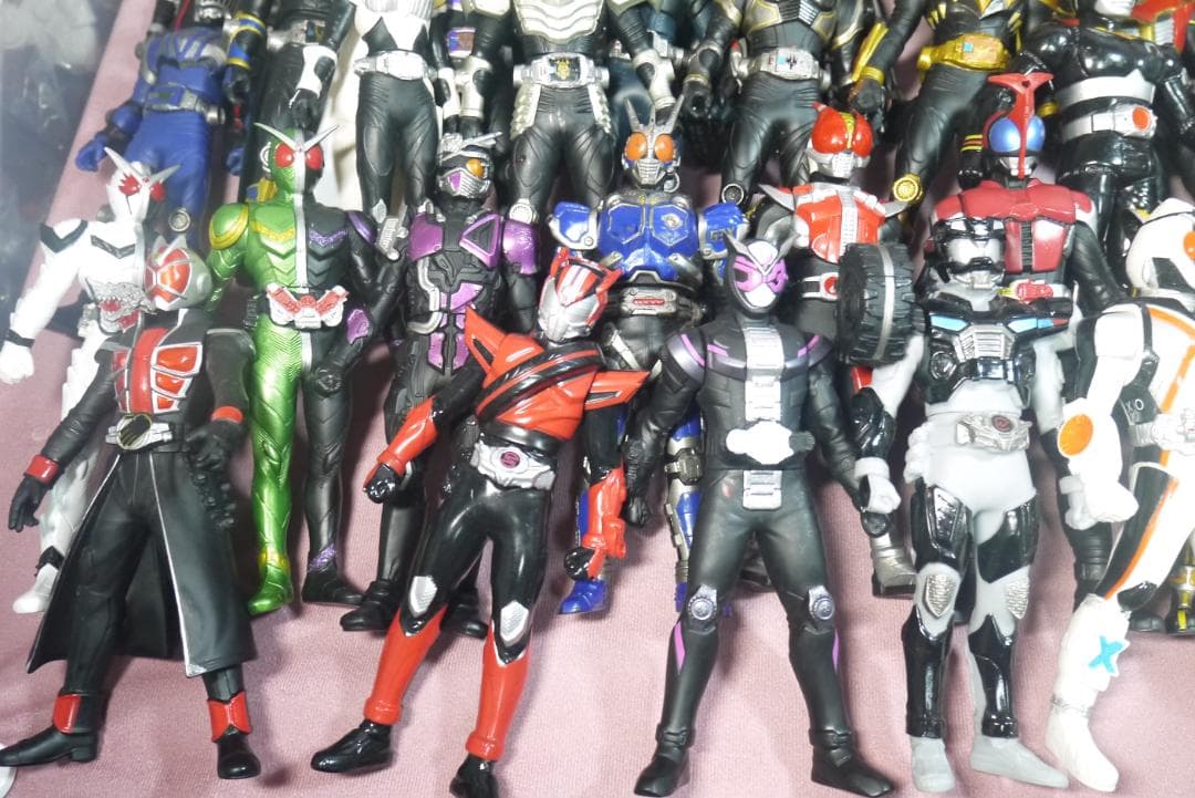 ライダーヒーローシリーズ　ビッグサイズソフビフィギュア　116体セット