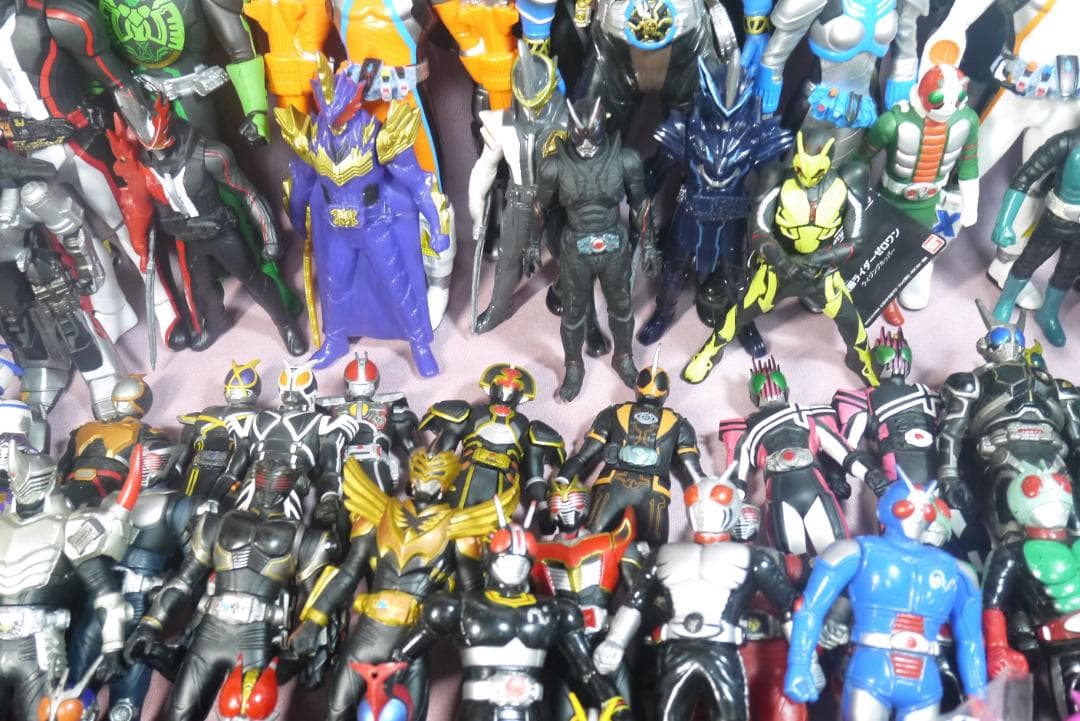 ライダーヒーローシリーズ　ビッグサイズソフビフィギュア　116体セット