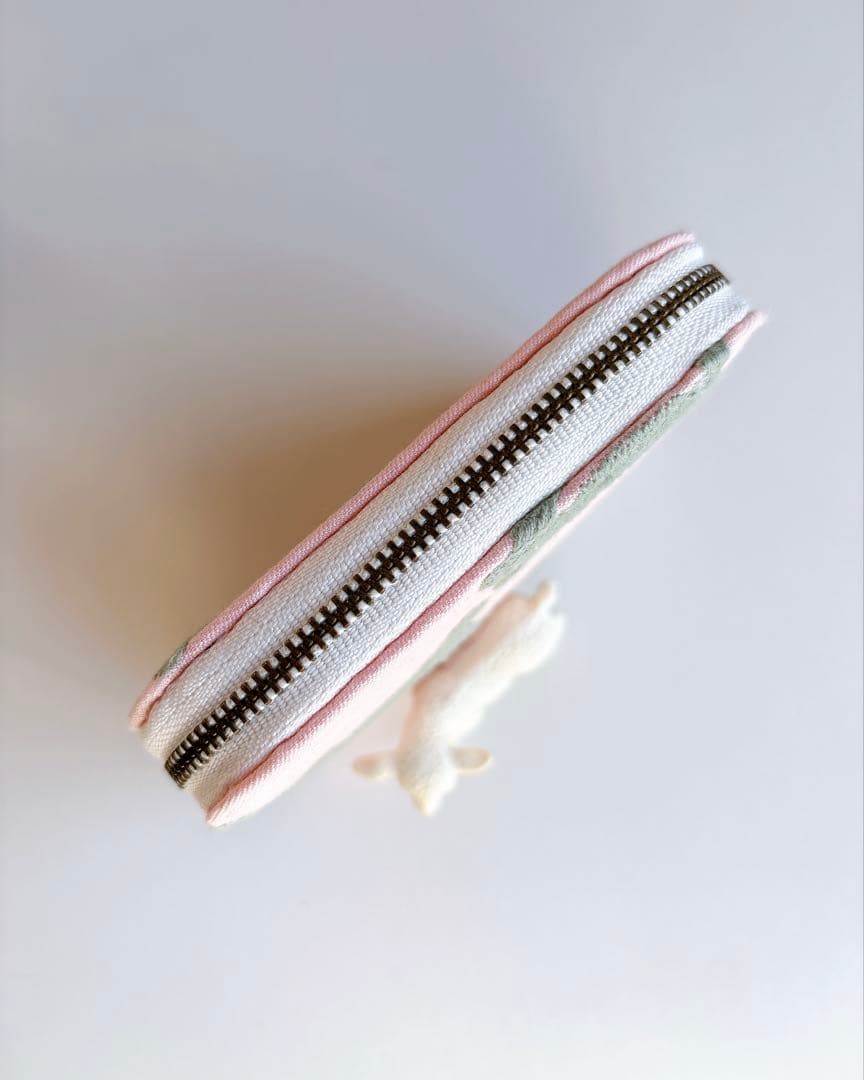 ☆ミナペルホネン☆ラウンドファスナー長財布☆コンパクトウォレット☆ハンドメイド