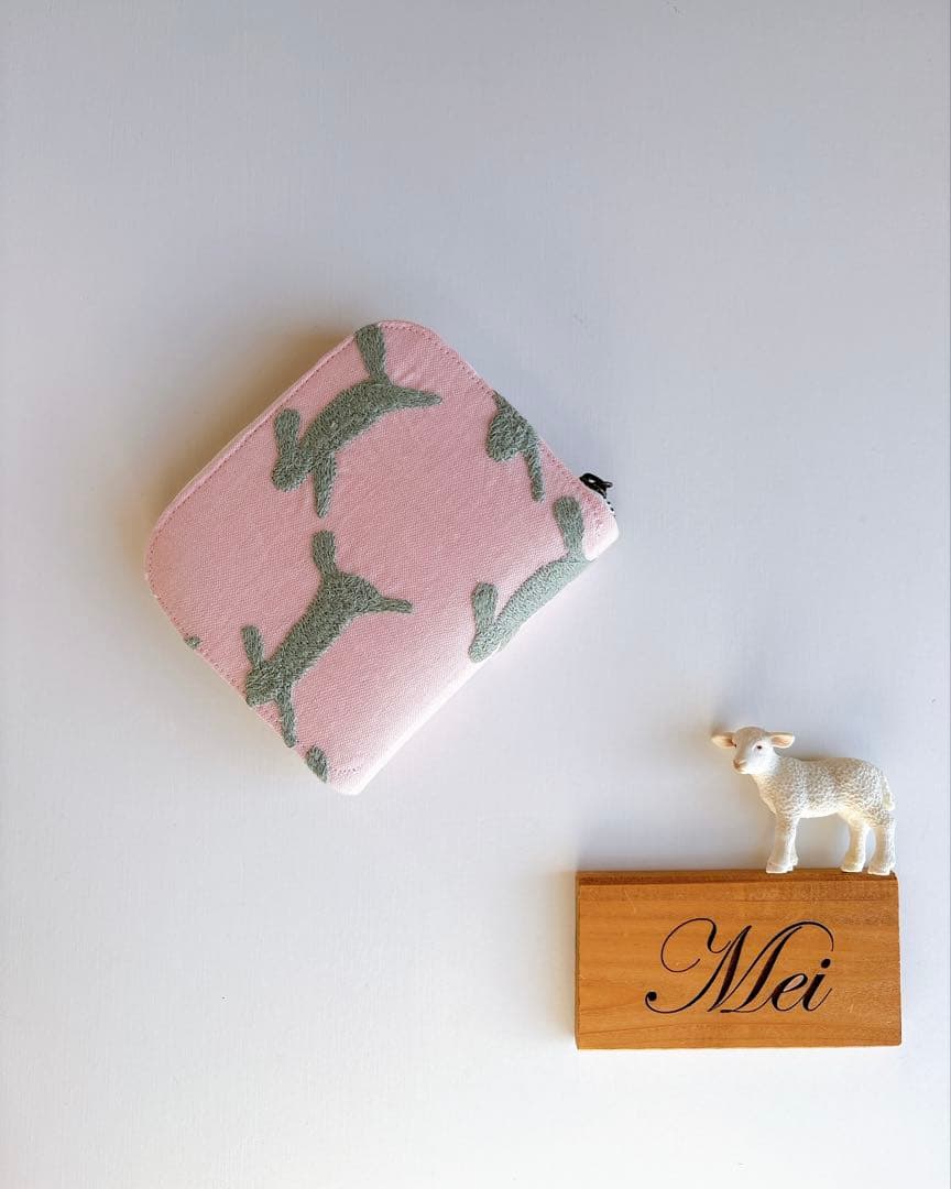 ☆ミナペルホネン☆ラウンドファスナー長財布☆コンパクトウォレット☆ハンドメイド