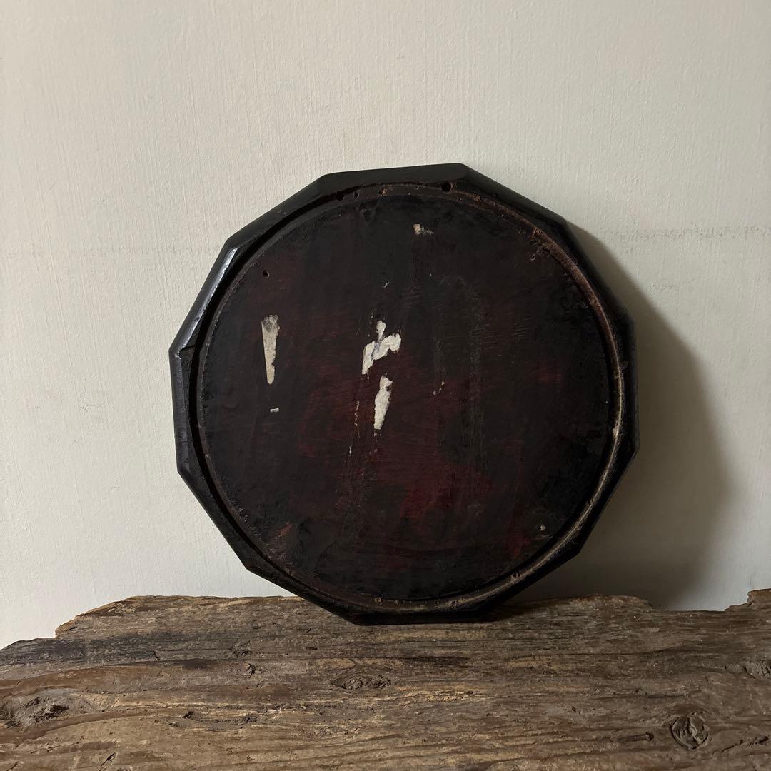 李朝　薬用　十二角膳天板　その61 古道具.韓国骨董. Antique.酒器盆