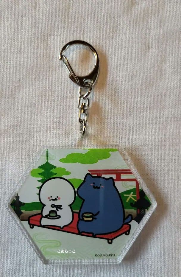 お文具といっしょ 京都バージョンなのです アクリルキーホルダー ６個まとめ売り