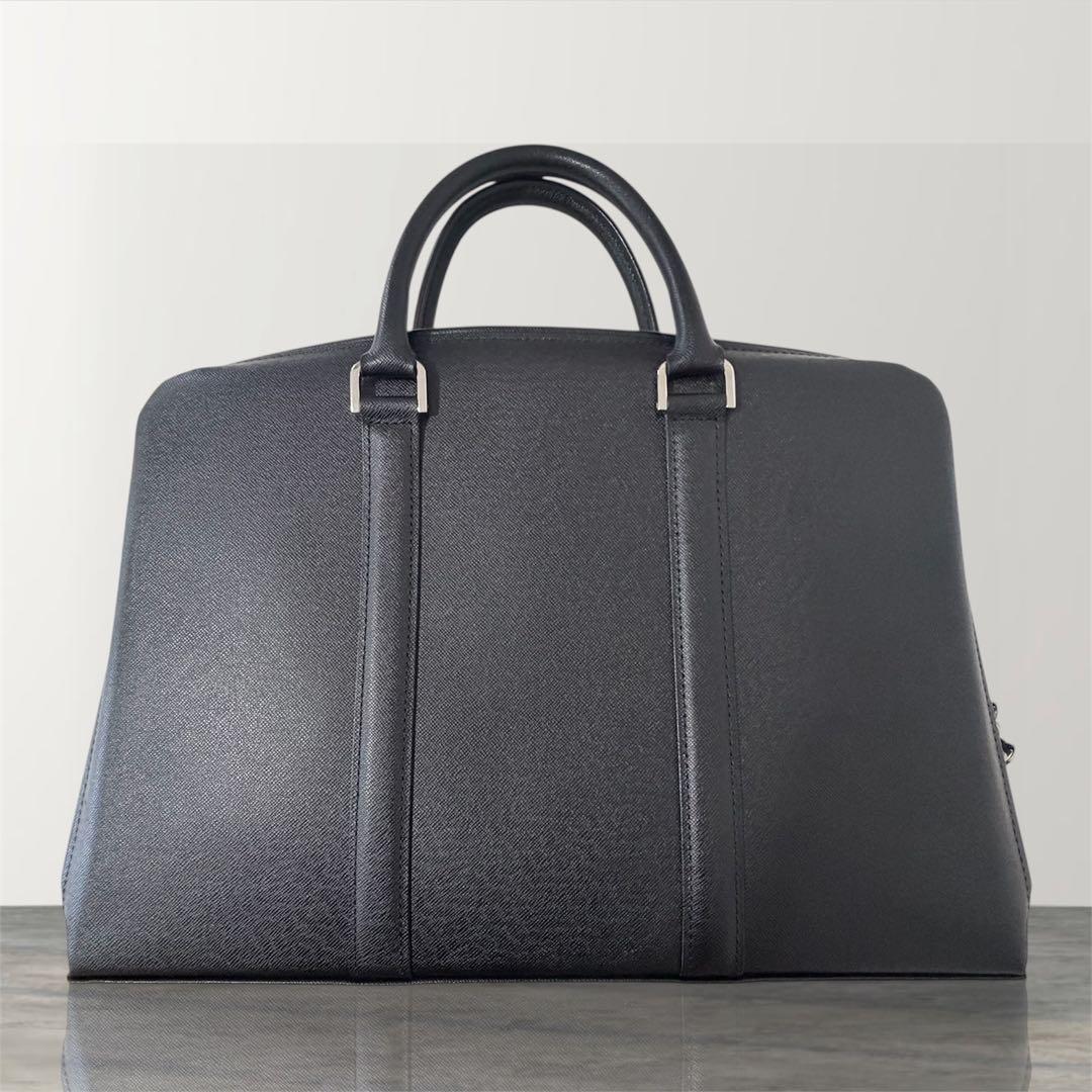 美品 PORTER アベニュー レザー ブリーフケース ビジネスバッグ ブラック