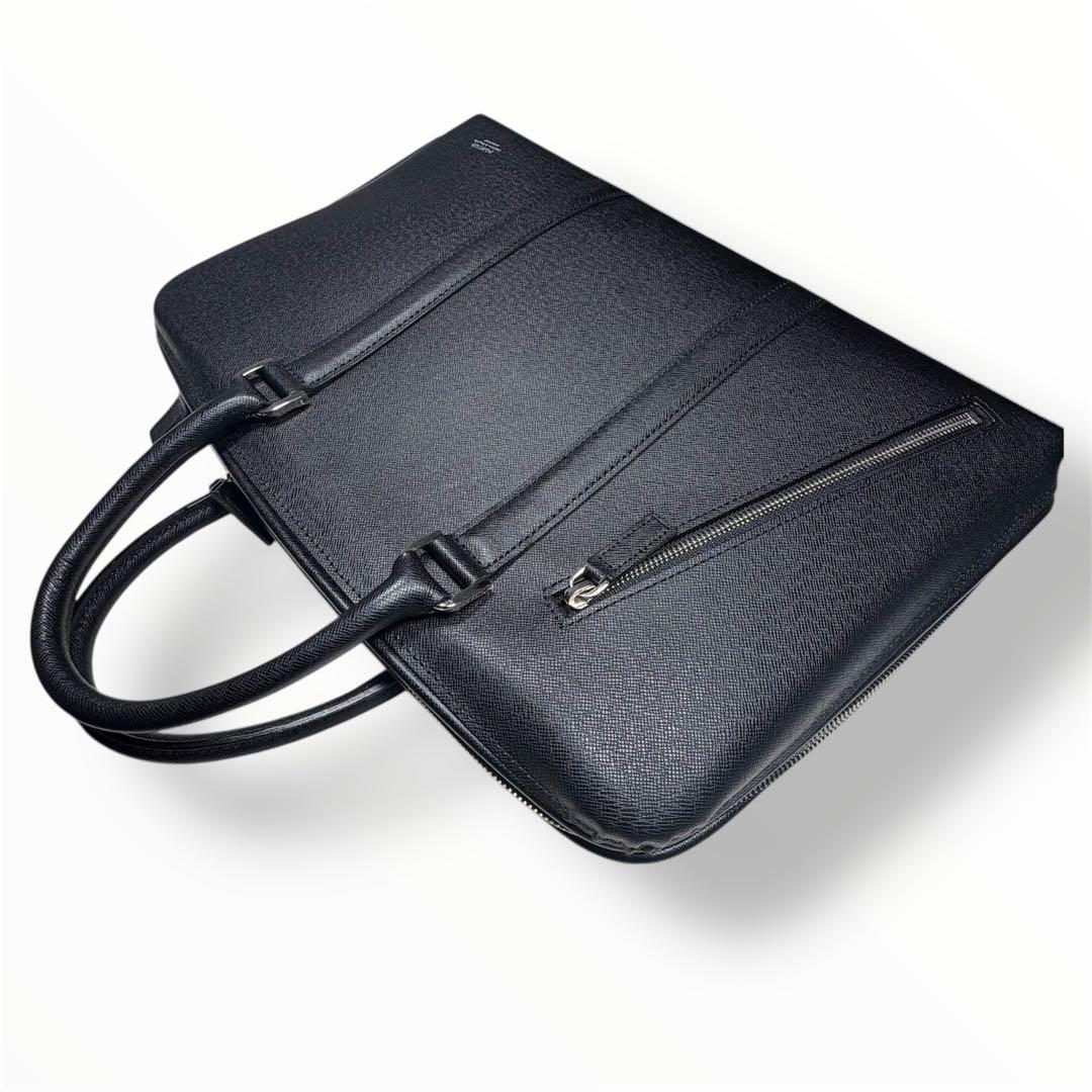 美品 PORTER アベニュー レザー ブリーフケース ビジネスバッグ ブラック