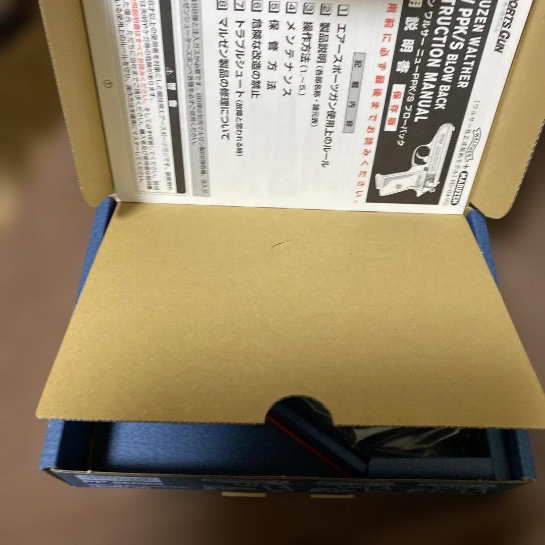 未使用新品　マルゼン ワルサーPPK ブローバック 最新ロット
