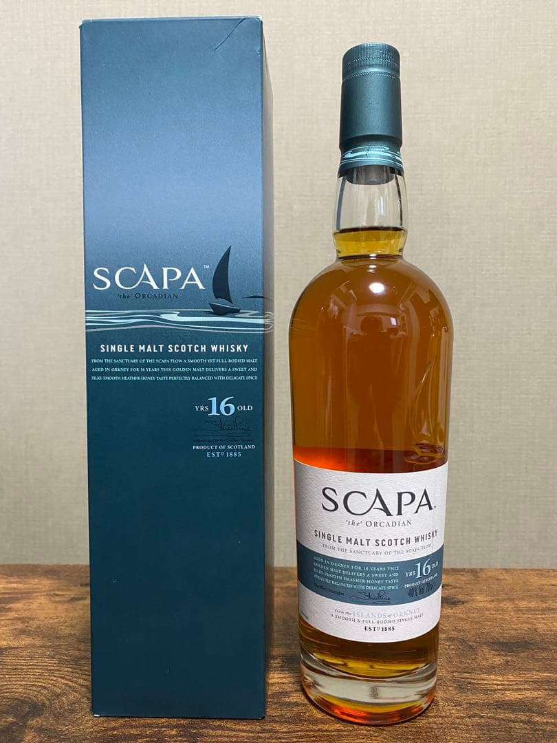 スキャパ　SCAPA 16年　シングルモルトウイスキー スキャパ 16年：700ml [70195]終売(98-0) 激安酒通販 輸入酒のかめや