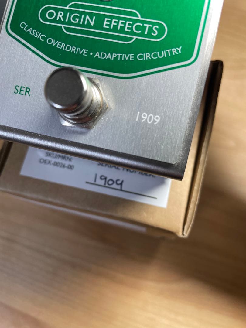 《ほぼ新品》origin effects Halcyon green