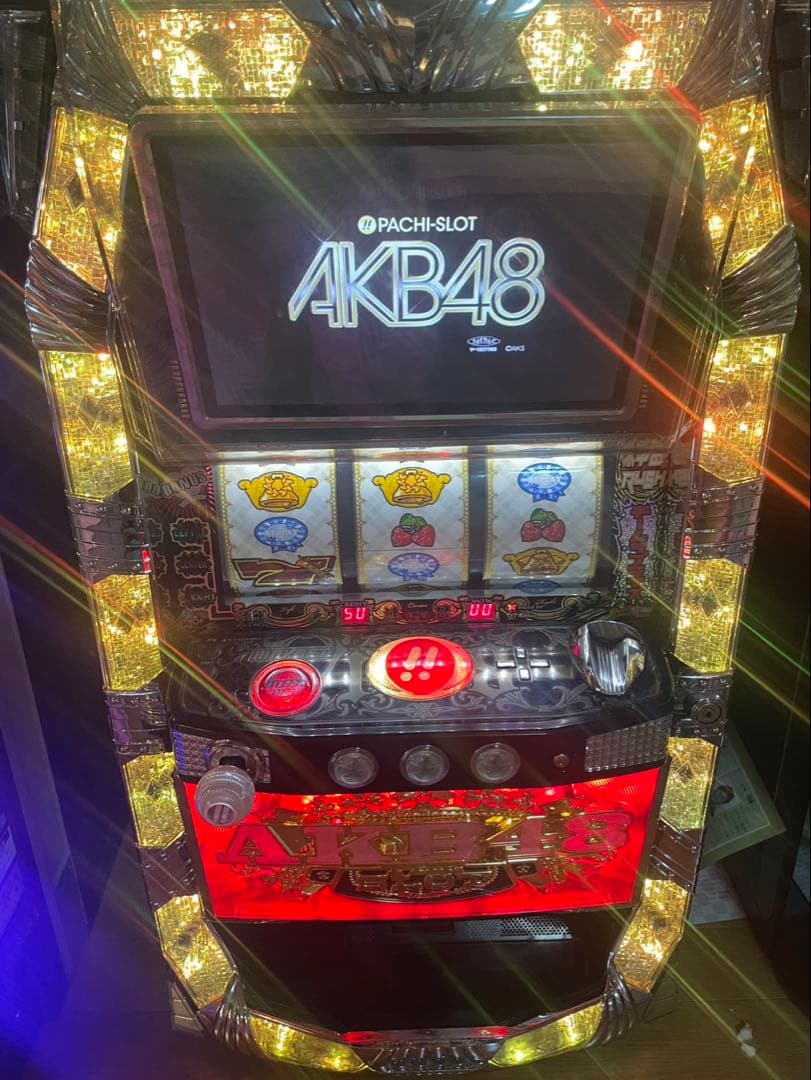 AKB48 スロット　実機 綺麗】パチスロ 実機 AKB48 コイン不要機 スロット AKB 発送OK すぐ