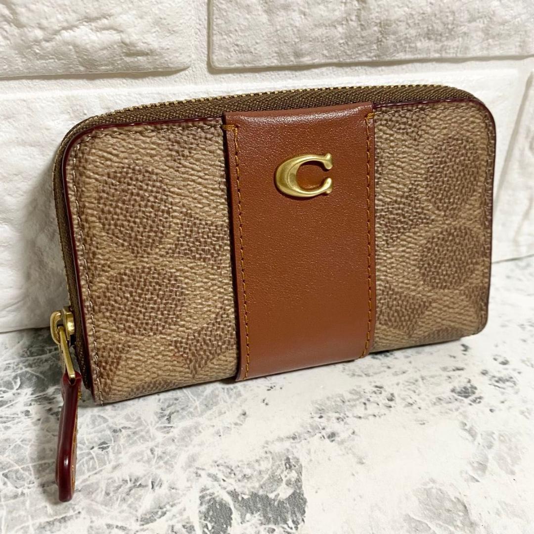 新品未使用 COACH スモール・ジップ アラウンド ケース ウォレット
