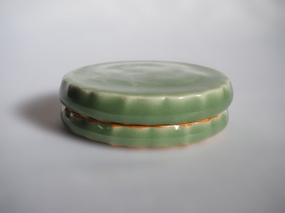 3代伊東陶山『青磁龍鏡香合』（共箱） - winetouritalia.com