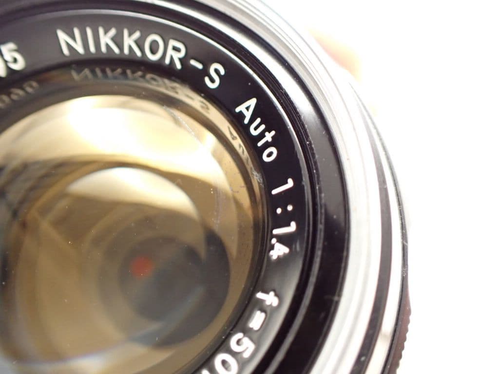 良品】Nikon NIKKOR-S Auto 50mm f1.4 分解清掃済み