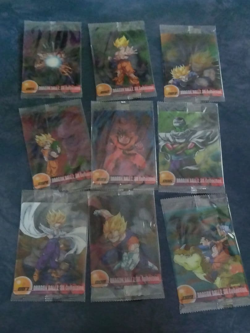 森永ウエハース ドラゴンボール Z 3Dカード 9枚セット ドラゴンボール