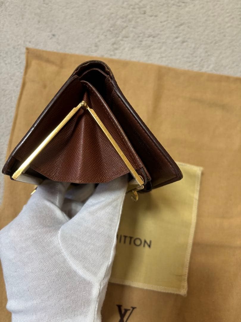 R*E様 LOUIS VUITTON 二つ折り財布 モノグラム　ポルトモネビエヴ