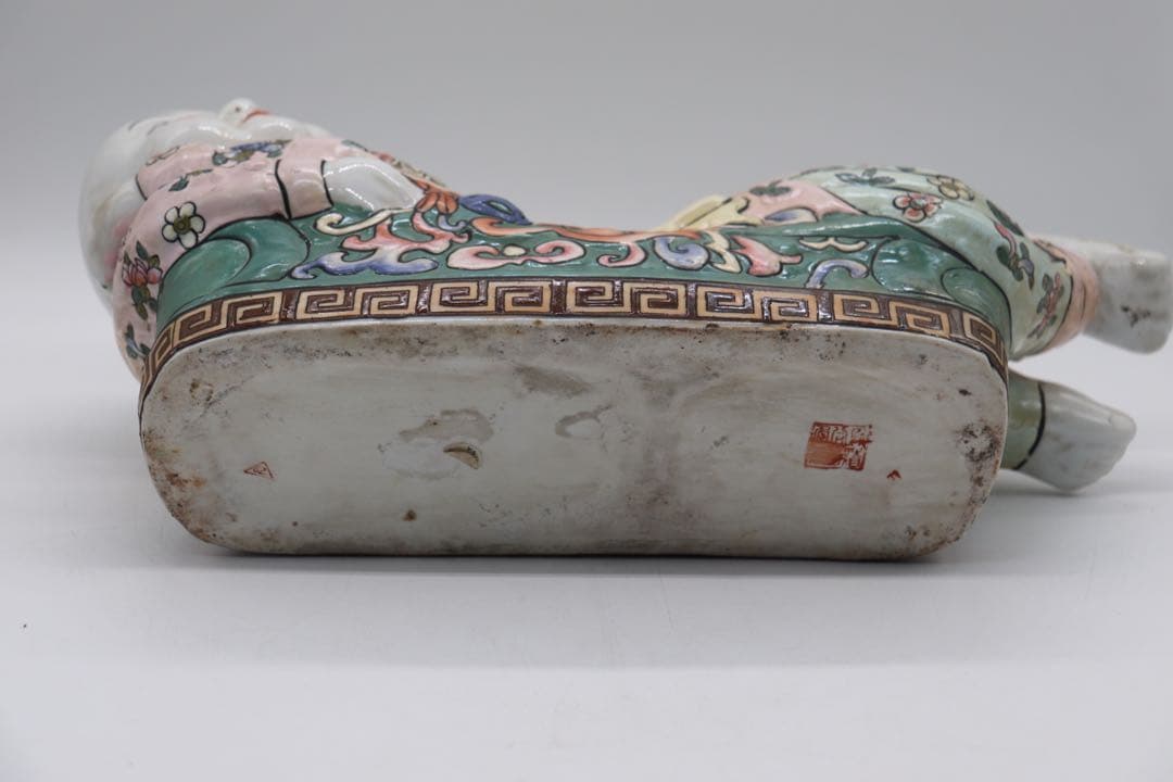 中国 粉彩赤ちゃん型枕 大清同治年製銘 送料込み0426 - メルカリ