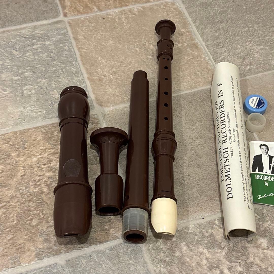 【希少品DOLMETSCH ドルメッチソプラノ・アルトリコーダー ハードケース