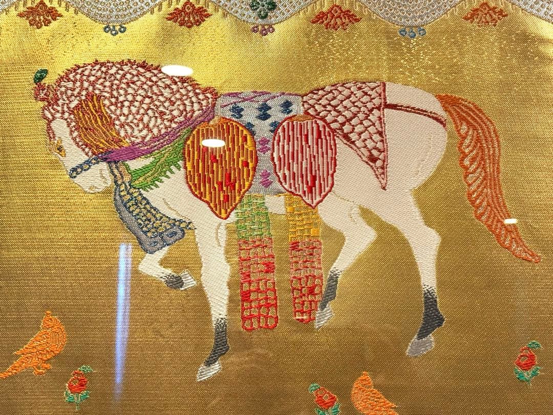 茶道具 堀内宗完 宗匠 自筆 曳舟図 如心斎好 腰風風炉先屏風 黒缘書付