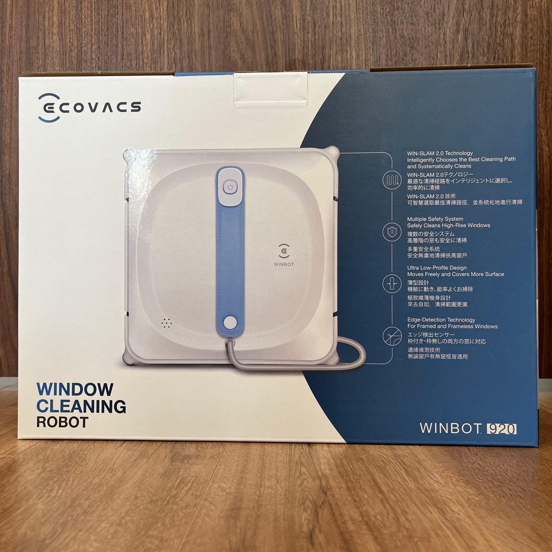 【値引】【未使用】ECOVACS WINBOT 920 窓拭きロボット ecovacsjapan_wg841-01