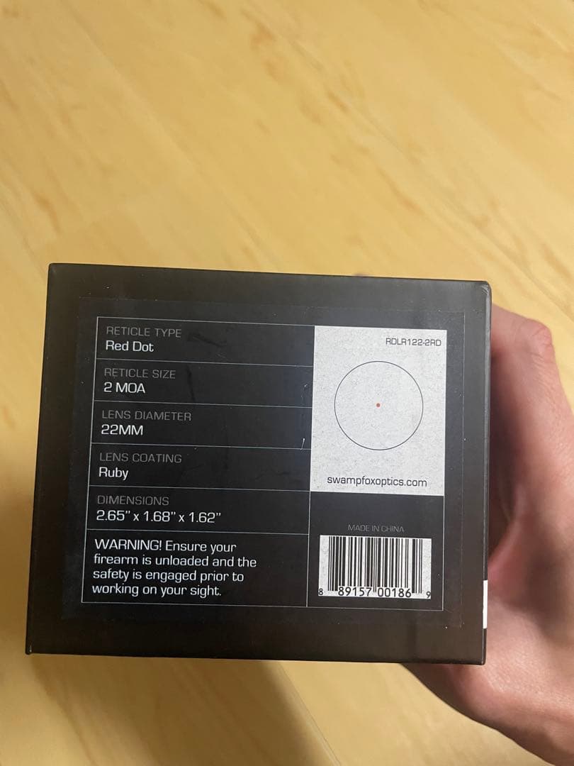 SWAMPFOX LIBERATOR レッドドットサイト実物