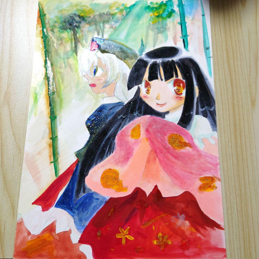 鈴仙・優曇華院・イナバ、因幡てゐ イラスト原画