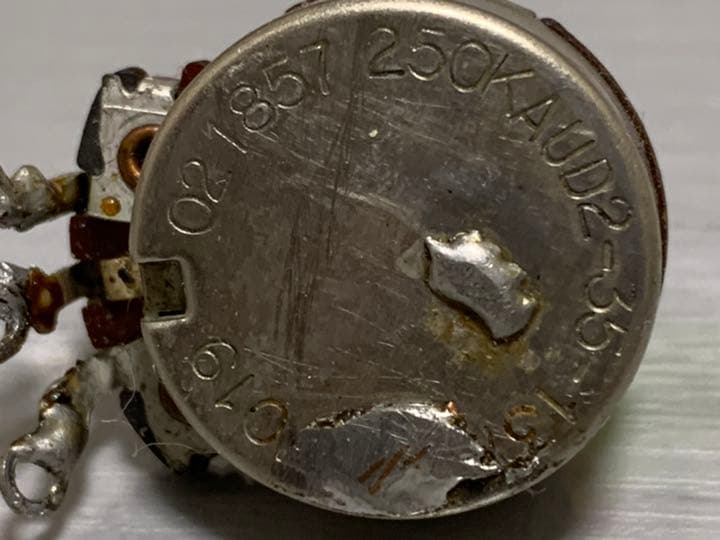 Fender vintage pot 70 年 2個