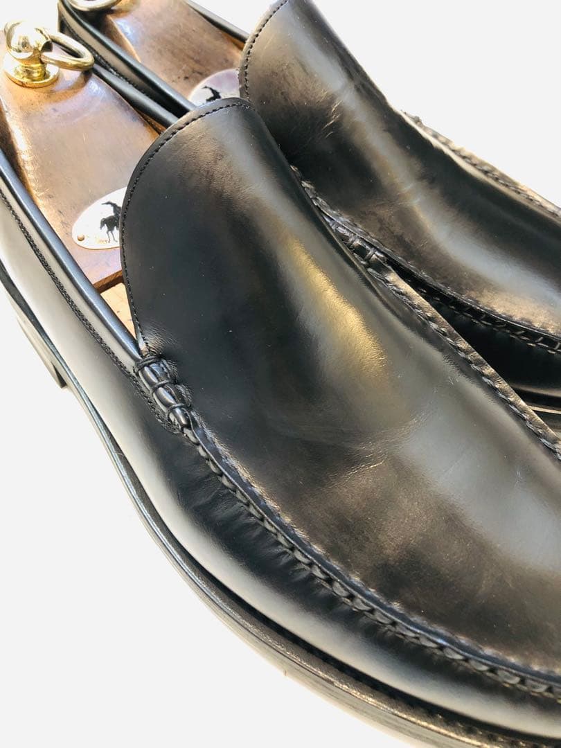 ★超美品★定価24,800円！リーガル REGAL スリッポン 本革 25.5