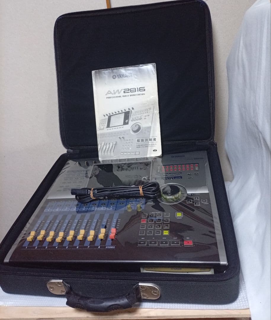 YAMAHA AW2816 アナログミキサー ソフトケース、電源コード、取説付き