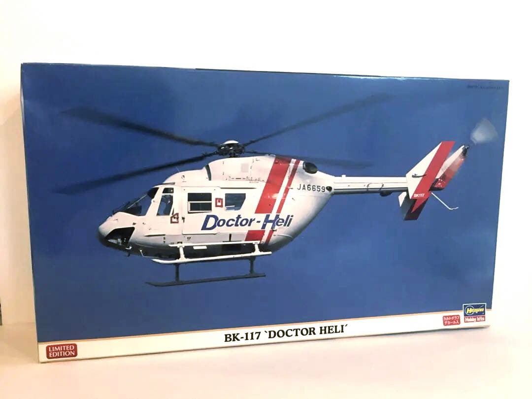 絶版 限定キット ハセガワ 1/32 BK-117 ドクターヘリ 08229 - メルカリ