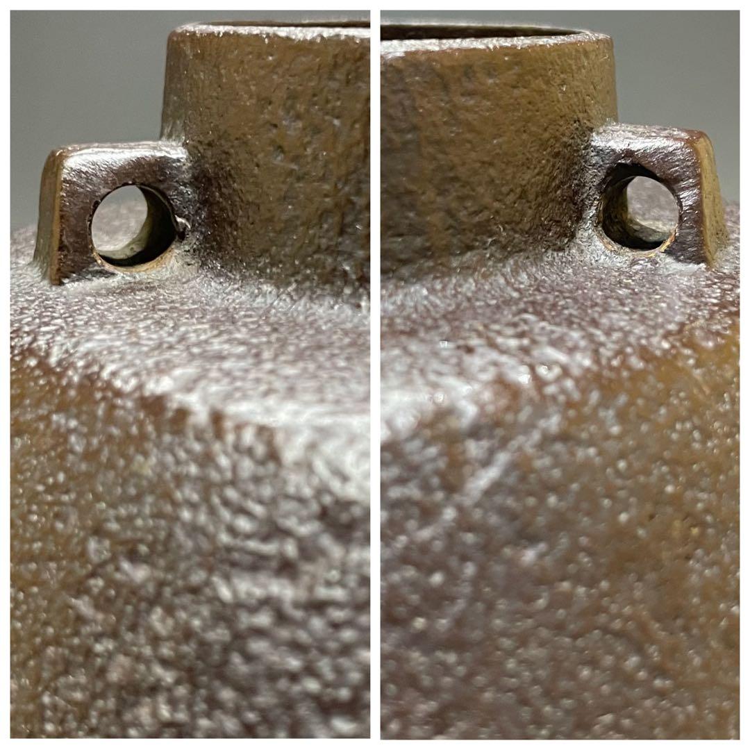 人間国宝 高橋敬典 旦座釜 共箱 X573