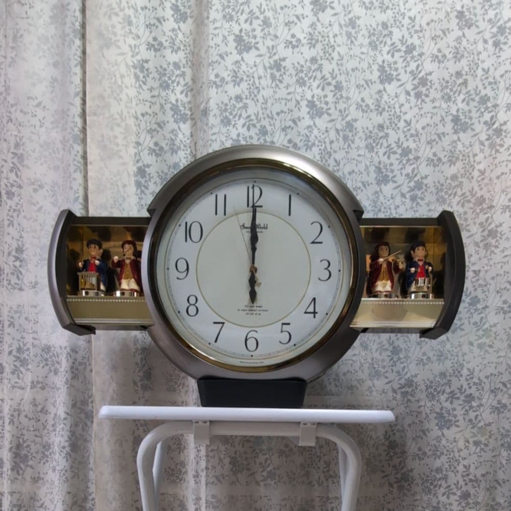 【マリリン】スモールワールド　音楽隊　掛時計　リズム時計　からくり時計