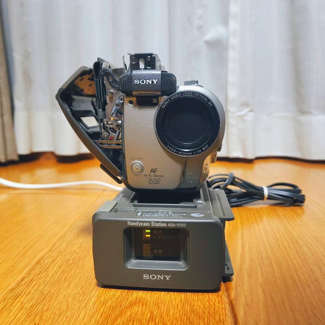 【動作確認済】SONY Hi8 高画質 ビデオカメラ CCD-TR2 セット