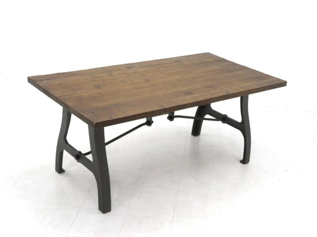 展示品　クラッシュゲート　クランキー　ダイニングテーブル　作業台　無垢材