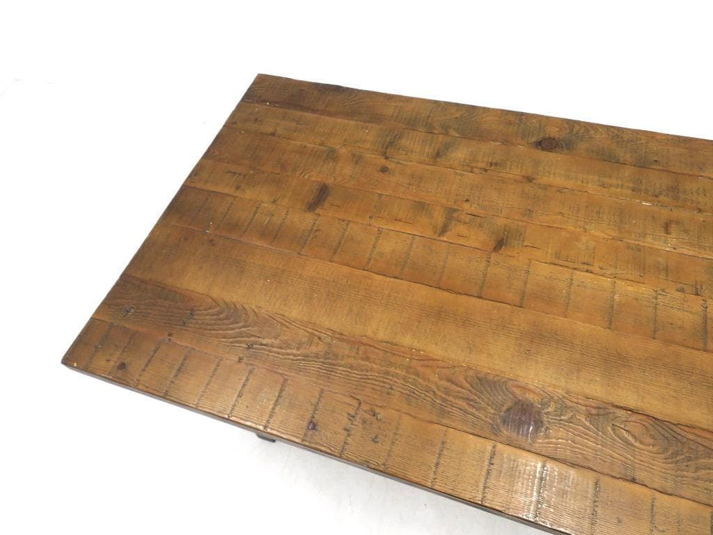 展示品　クラッシュゲート　クランキー　ダイニングテーブル　作業台　無垢材