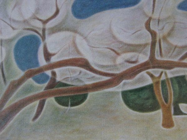 牛島憲之、【はな】、希少な大判額装用画集より、新品額装付、状態良好