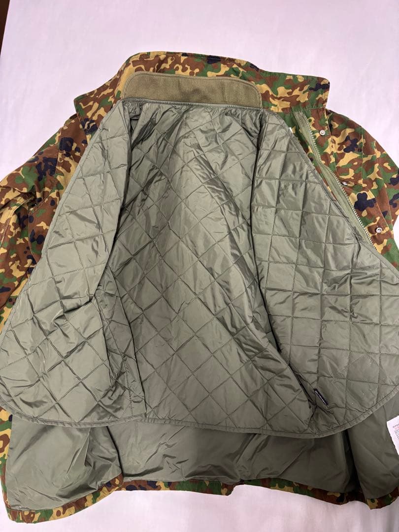 PX品 自衛隊 防寒戦闘服 迷彩服 キルティングジャケット PX品 防寒戦闘