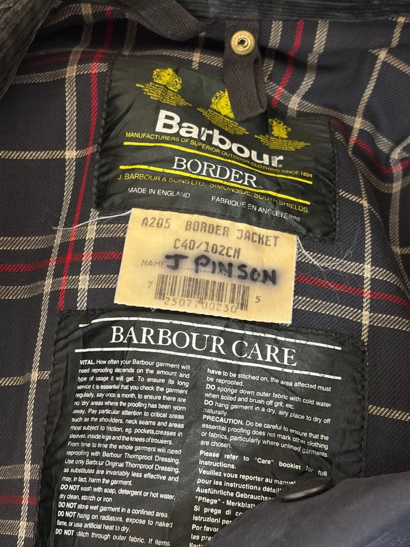 ジャケット・アウター Barbour Border Jacket C40/102CM