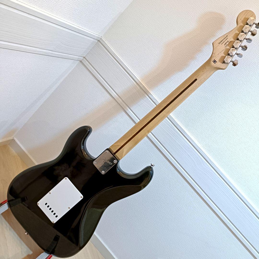 Squier エレキギター ストラトキャスター ブラック メンテ済