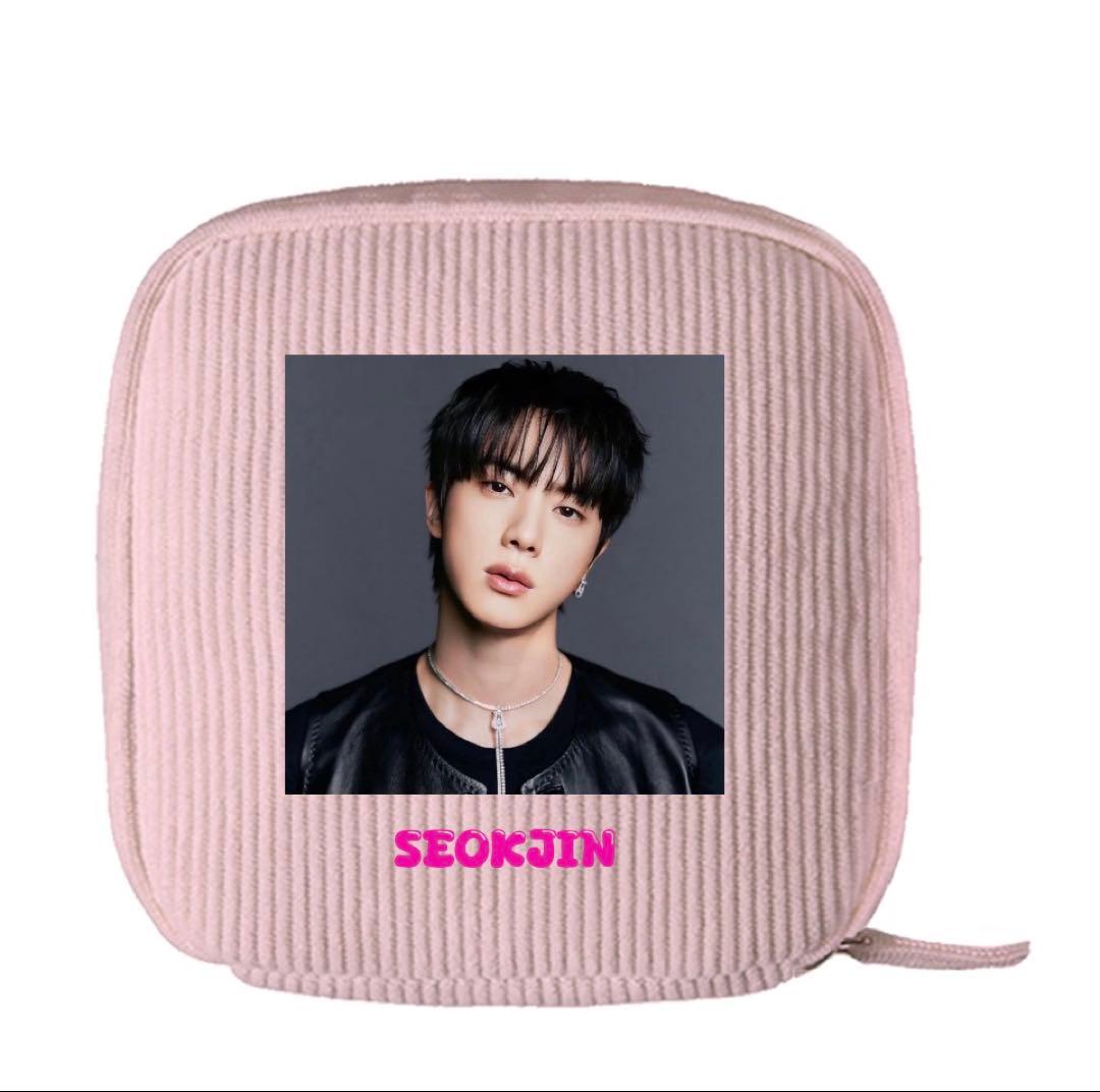 BTS Jin ソクジン ジン 化粧ポーチ 14cm