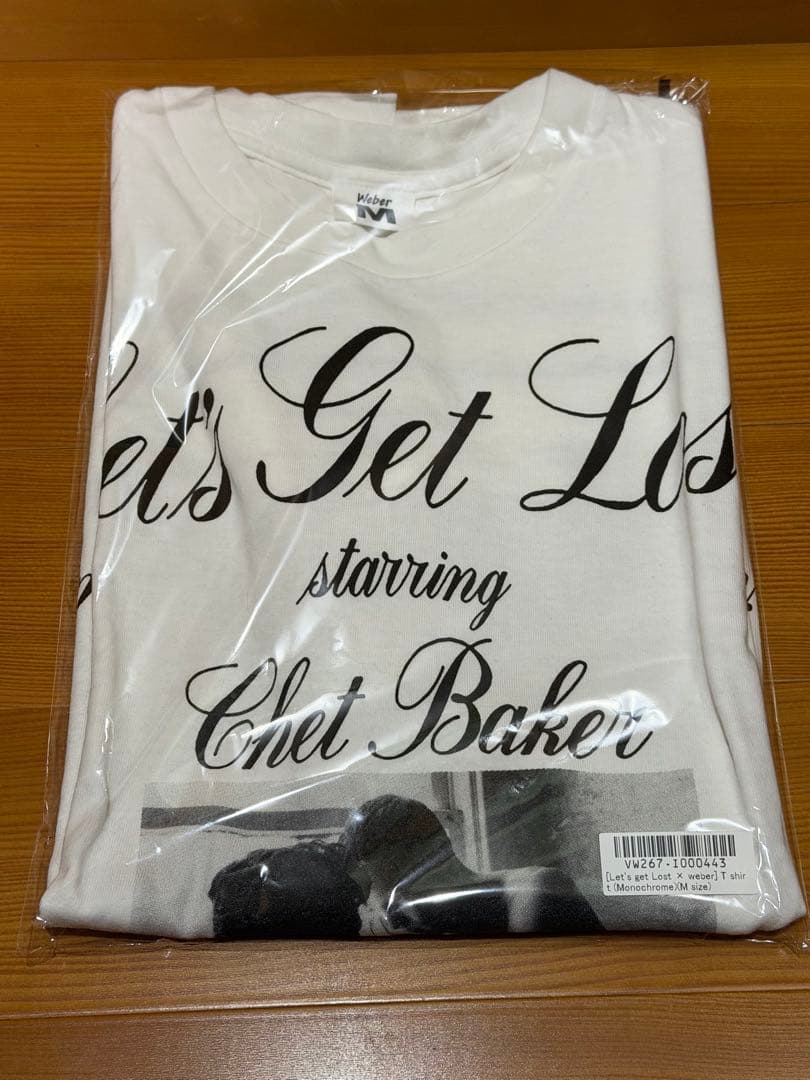 Let's get Lost × weber T shirt Mサイズ Tシャツ Let's get Lost × weber] T shirt (Poster art 2)