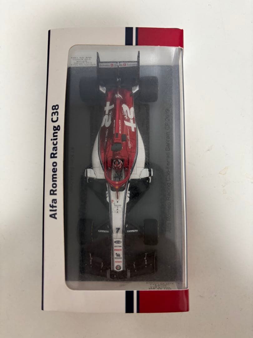 ミニカー Spark Alfa Romeo C38 Kimi Raikkonen