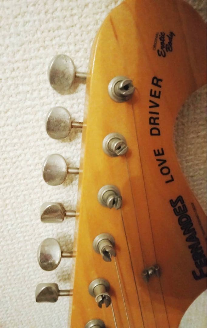 fernandes ラルク kenモデル ピンク ラメ ギター フェルナンデス