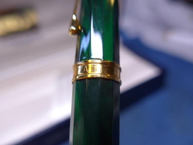 CARAN d´ACHE ボールペン ジュネーブコレクション マーブルグリーン